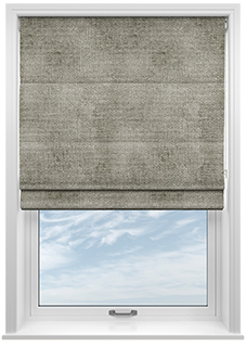 Rya, Dove - Twist&Fit Roman Blind